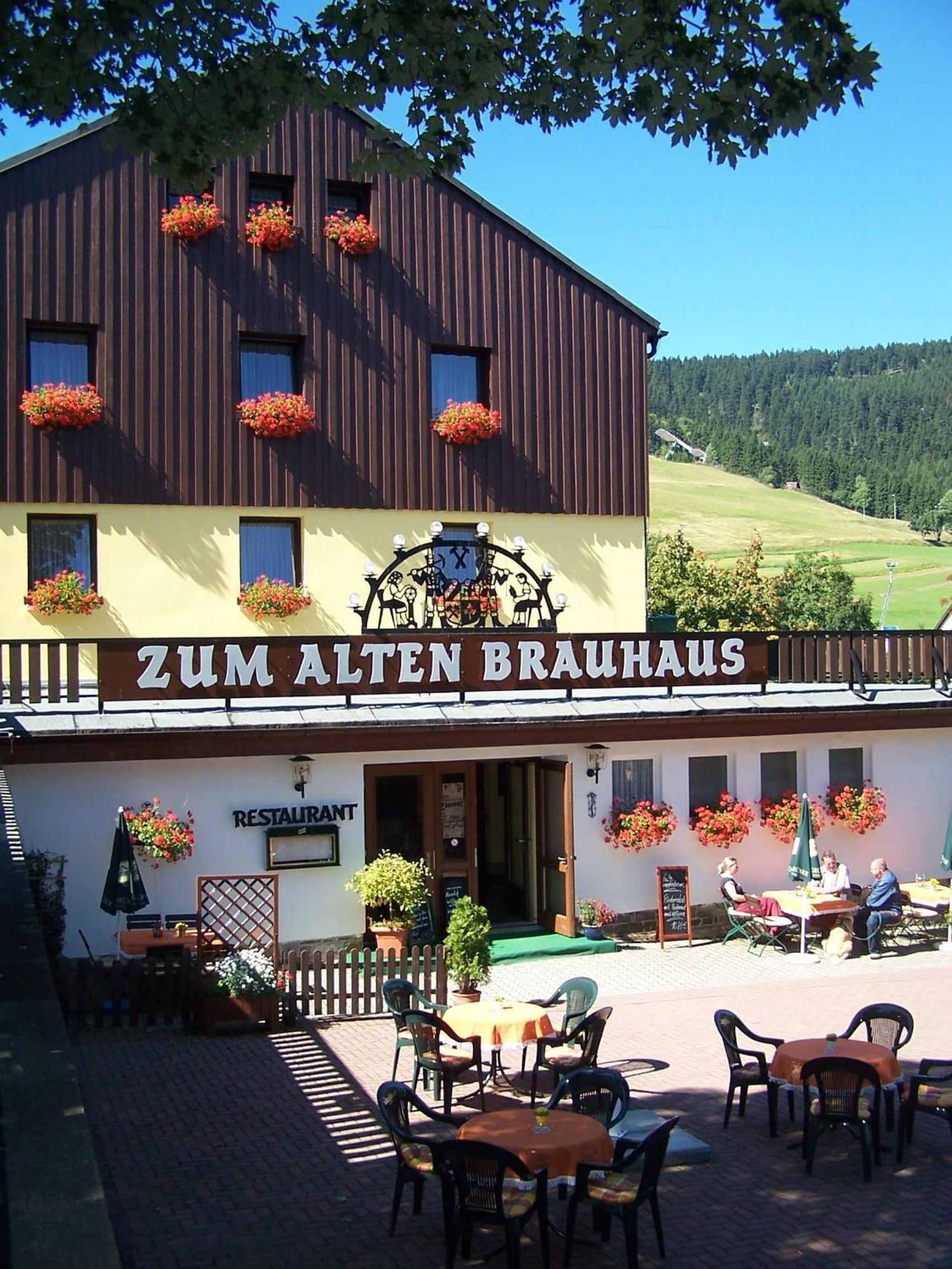 Hotel Zum Alten Brauhaus Oberwiesenthal Buitenkant foto
